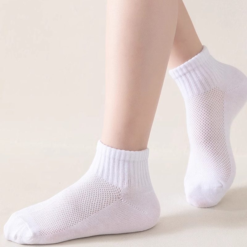 Șosete pentru copii Summer Summer Botton Mesh pentru fete pentru fete Socks pentru băieți, șosete scurte Student Șosete pentru copii Summer Summer Botton Mesh pentru fete pentru fete Socks pentru băieți, șosete scurte Student