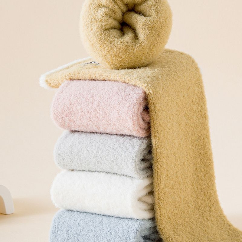 Șosete pentru copii pentru băieți și fete, șosete de genunchi drept, toamnă și iarnă cu o imitație de nurcă blană pentru copii lungi tuburi Șosete pentru copii pentru băieți și fete, șosete de genunchi drept, toamnă și iarnă cu o imitație de nurcă blană pentru copii lungi tuburi