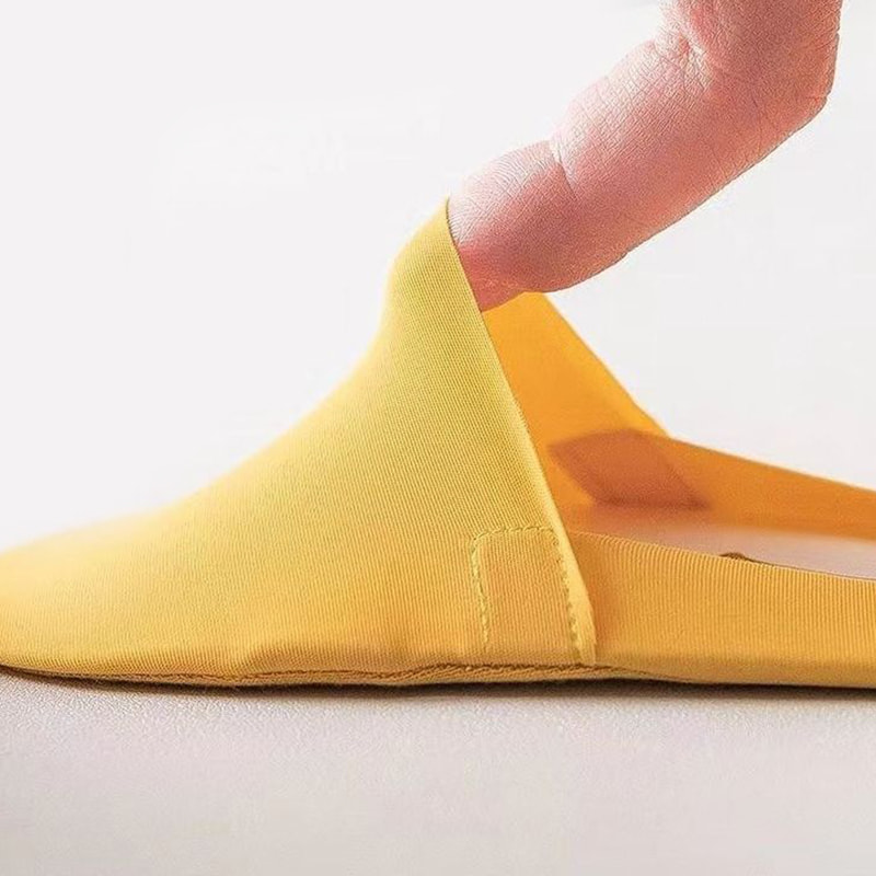 Silk de gheață Morandi Splicing Ice Silk Fabric de șosete invizibile Silk de gheață Morandi Splicing Ice Silk Fabric de șosete invizibile