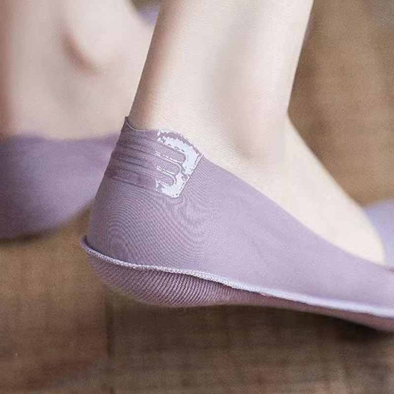 Silk de gheață Morandi Splicing Ice Silk Fabric de șosete invizibile Silk de gheață Morandi Splicing Ice Silk Fabric de șosete invizibile