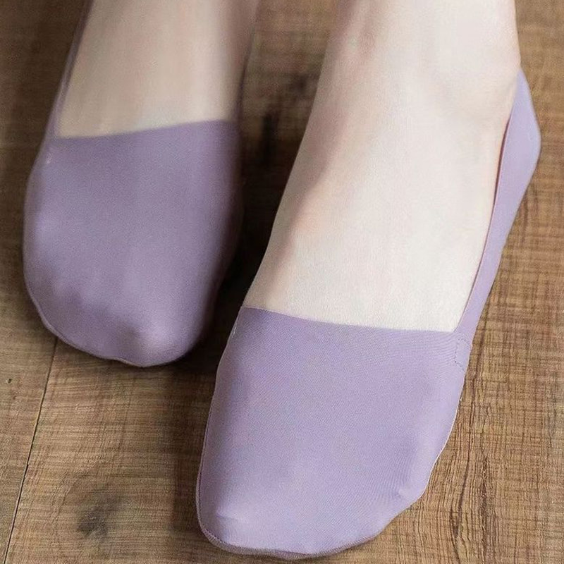 Silk de gheață Morandi Splicing Ice Silk Fabric de șosete invizibile Silk de gheață Morandi Splicing Ice Silk Fabric de șosete invizibile