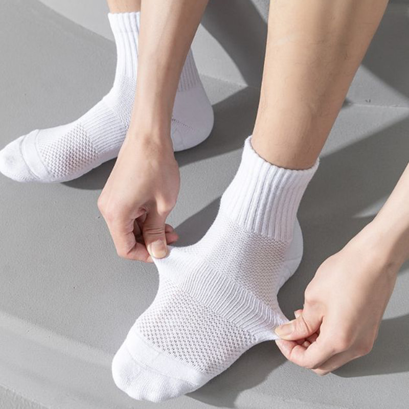 Șosete Primăvara pentru bărbați și toamna prosopului de jos Sport Sock Bumbac Șosete profesionale care rulează șosete