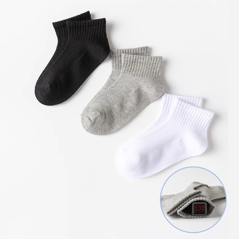 Șosete pentru copii Summer Summer Botton Mesh pentru fete pentru fete Socks pentru băieți, șosete scurte Student Șosete pentru copii Summer Summer Botton Mesh pentru fete pentru fete Socks pentru băieți, șosete scurte Student