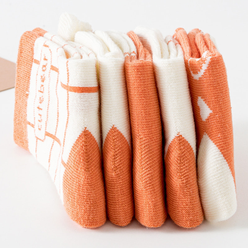 Șosete pentru fete Denumitori Orange Iepure Medium Mii mari pentru copii Șosete pentru fete Denumitori Orange Iepure Medium Mii mari pentru copii