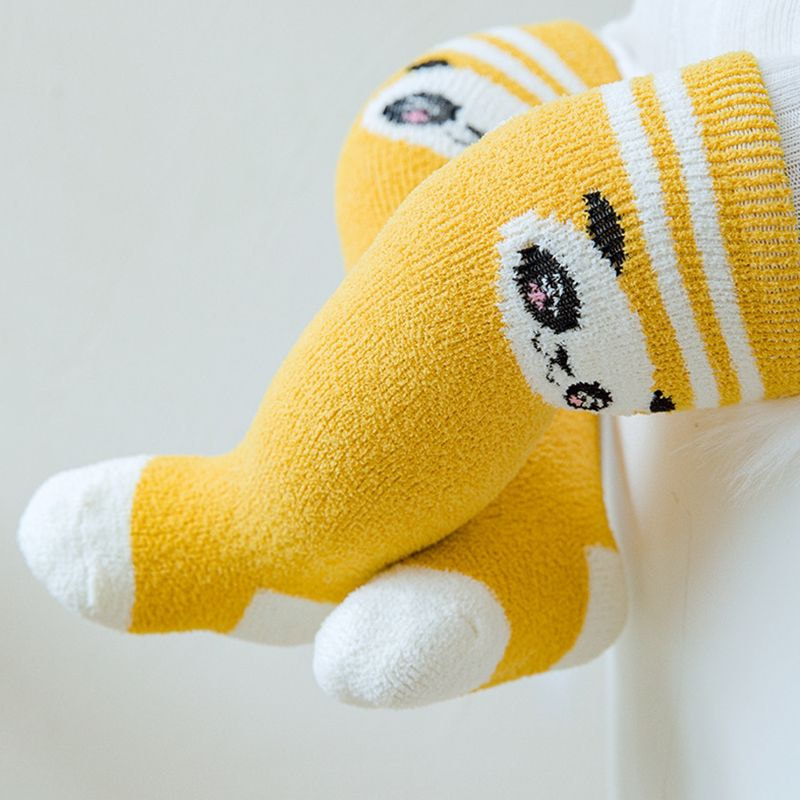 Șosete lungi pentru bebeluși în stoc de toamnă și iarnă de corali de corali de corali bărbați și femei șosete genunchi pentru copii nou -născuți șosete lungi